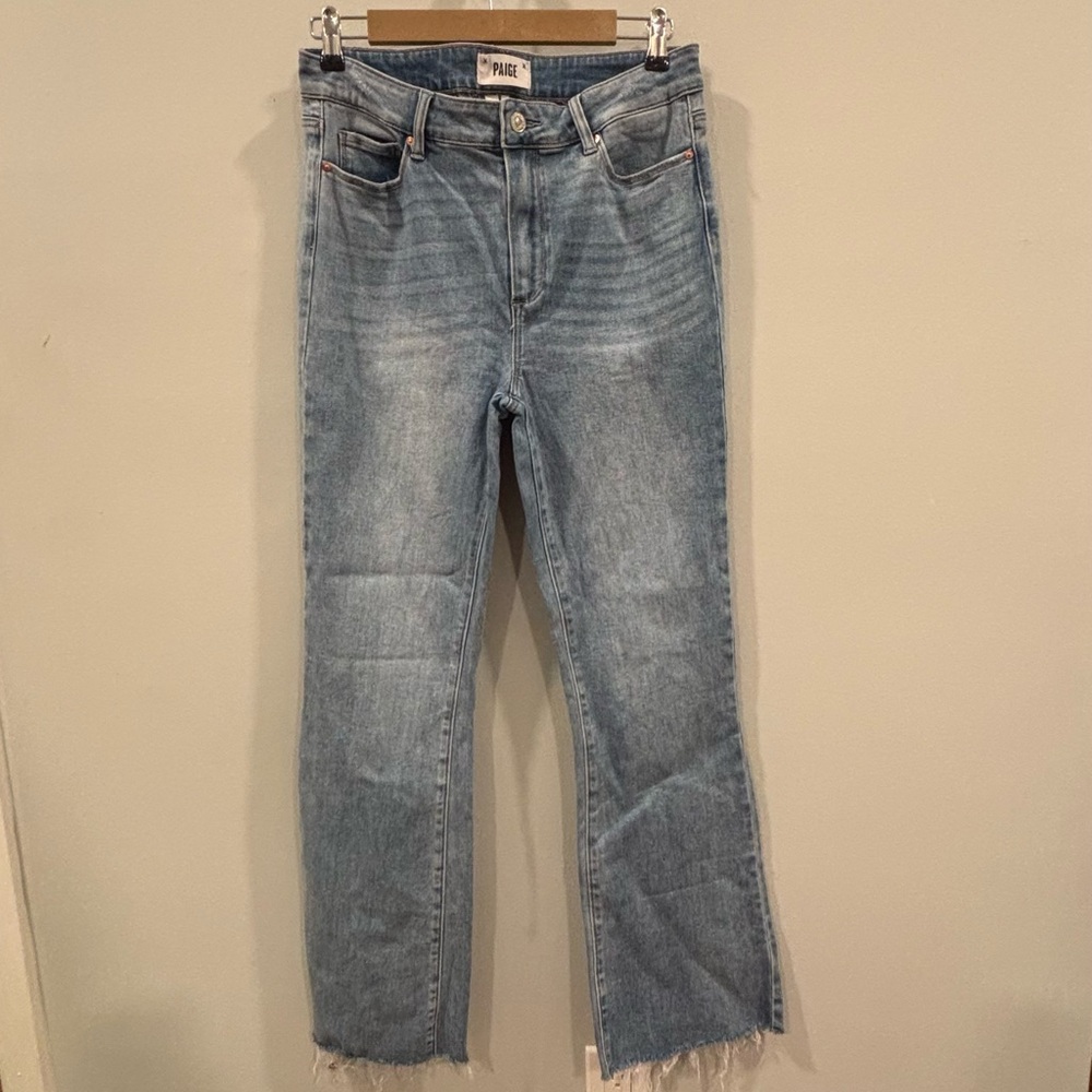 PAIGE Light Wash Flare Jean